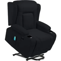 Best Choice Products Electric Power Lift Linen Recliner Massage Chair Furniture W/ USB Port, Heat, Cupholders -Best Choice Products Shop GUEST 000e49f0 0e26 4c95 9113 7787a0e62429