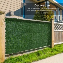 Best Choice Products Artificial Faux Ivy Hedge Privacy Fence Screen For Outdoor Decor, Garden, Yard