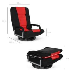 Best Choice Products 360-Degree Swivel Gaming Floor Chair W/ Armrest Handles, Foldable Adjustable Back -Best Choice Products Shop GUEST 03977618 a8b7 481e adde 2cf142a013d0