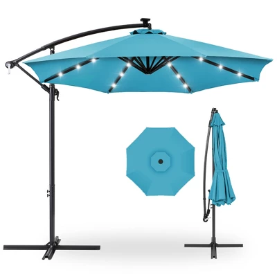 Best Choice Products 10ft Solar LED Offset Hanging Outdoor Market Patio Umbrella W/ Easy Tilt Adjustment 9 Best Choice Products 10ft Solar LED Offset Hanging Outdoor Market Patio Umbrella W/ Easy Tilt Adjustment - Image 7