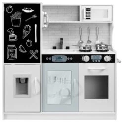 Best Choice Products Pretend Play Kitchen Wooden Toy Set For Kids W/ Telephone, Utensils, Oven, Microwave -Best Choice Products Shop GUEST 05a3e9b1 e26f 4144 bb37 48502961e5ca