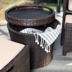 Best Choice Products 5-Piece Outdoor Wicker Patio Bistro Furniture Set W/ Storage Table, No Assembly -Best Choice Products Shop GUEST 07055aaf e9c8 4e94 96b8 476894339ce0