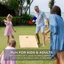 Best Choice Products 2-In-1 Cornhole & Beer Pong Board Game Set, Portable Beanbag Toss W/ 2 Carrying Bags, 6 Bean Bags 11 Best Choice Products 2-In-1 Cornhole & Beer Pong Board Game Set, Portable Beanbag Toss W/ 2 Carrying Bags, 6 Bean Bags -Best Choice Products Shop GUEST 0dff434a 3959 4c2a 8f2e 6dcd3e06c1ea