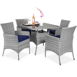Best Choice Products 5-Piece Indoor Outdoor Wicker Patio Dining Table Furniture Set W/ Umbrella Cutout, 4 Chairs 19 Best Choice Products 5-Piece Indoor Outdoor Wicker Patio Dining Table Furniture Set W/ Umbrella Cutout, 4 Chairs -Best Choice Products Shop GUEST 0fc6bdf2 82bf 42fd a9be b60aae68219d