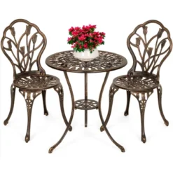 Best Choice Products 3-Piece Cast Aluminum Patio Bistro Furniture Set W/ Antique Finish -Best Choice Products Shop GUEST 1763b5bf a66a 4f38 9ec3 6b0d2e6f9a02