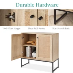 Best Choice Products 2-Door Rattan Storage Cabinet, Accent Furniture, Cupboard W/ Non-Scratch Foot Pads -Best Choice Products Shop GUEST 1897709d 4911 440c aa9a af8e5405b510