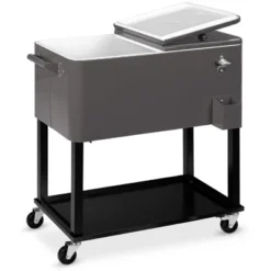 Best Choice Products 80qt Steel Rolling Cooler Cart W/ Bottle Opener, Catch Tray, Drain Plug, Locking Wheels -Best Choice Products Shop GUEST 1dc44165 555f 42c9 b10a e12af5e5774c