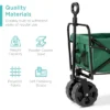 Best Choice Products 36in Folding Multipurpose Indoor Outdoor Utility Cart W/ Swivel Wheels, Adjustable Handle - Green 2 Best Choice Products 36in Folding Multipurpose Indoor Outdoor Utility Cart W/ Swivel Wheels, Adjustable Handle - Green -Best Choice Products Shop GUEST 1e978f56 9f7f 4f5c b6b6 cf1508ed6e76