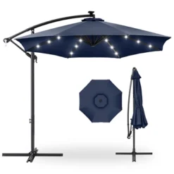 Best Choice Products 10ft Solar LED Offset Hanging Outdoor Market Patio Umbrella W/ Easy Tilt Adjustment 31 Best Choice Products 10ft Solar LED Offset Hanging Outdoor Market Patio Umbrella W/ Easy Tilt Adjustment -Best Choice Products Shop GUEST 29f37b58 2902 4322 b2ef 0f272aac63d0
