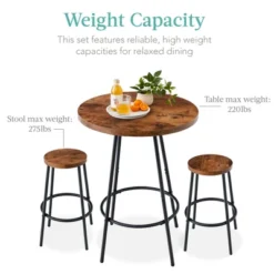 Best Choice Products 3-Piece Bistro Set, Modern Round Counter Height Dining Set W/ 2 Stools, Metal Frame -Best Choice Products Shop GUEST 2d61febd 2a3e 4db7 8a07 15fba3d5a6f1