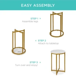 Best Choice Products 16in Faux Marble Modern Round Living Room Accent Side Table W/ Metal Frame 15 Best Choice Products 16in Faux Marble Modern Round Living Room Accent Side Table W/ Metal Frame -Best Choice Products Shop GUEST 30dc9f99 a73f 4da7 b101 b2a73e0a299b