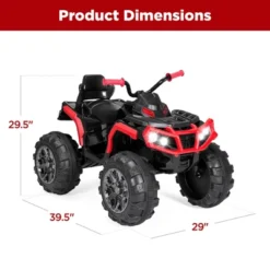 Best Choice Products 12V Kids Ride-On ATV Quad W/ Bluetooth, 3.7mph Max, Treaded Tires, LED Lights, Radio 16 Best Choice Products 12V Kids Ride-On ATV Quad W/ Bluetooth, 3.7mph Max, Treaded Tires, LED Lights, Radio -Best Choice Products Shop GUEST 338709fb e2b8 4613 89d1 20adc2b02f8c