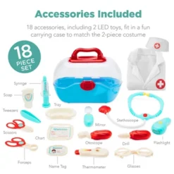 Best Choice Products Pretend Play Doctor Kit, Boys & Girls Doctor Outfit W/ 18 Accessories, Coat, Hat, Carrying Case -Best Choice Products Shop GUEST 39193f18 cf9e 43cf b5e0 a0a600327f87