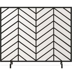 Best Choice Products 52x31in 3-Panel Iron Chevron Fireplace Screen, Spark Guard W/ Handles -Best Choice Products Shop GUEST 3f7fdf38 5a9a 401f 8a7d 5765b2f7e07c