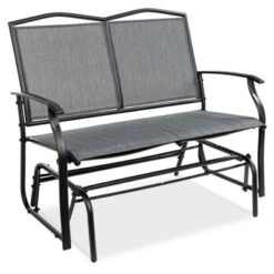 Best Choice Products 2-Person Outdoor Swing Glider, Patio Loveseat, Steel Bench Rocker For Porch W/ Armrests 15 Best Choice Products 2-Person Outdoor Swing Glider, Patio Loveseat, Steel Bench Rocker For Porch W/ Armrests -Best Choice Products Shop GUEST 42f64119 e19b 4520 9d24 750417c9094a