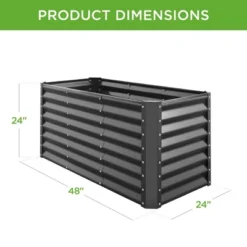 Best Choice Products 4x2x2ft Outdoor Metal Raised Garden Bed, Planter Box For Vegetables, Flowers, Herbs 15 Best Choice Products 4x2x2ft Outdoor Metal Raised Garden Bed, Planter Box For Vegetables, Flowers, Herbs -Best Choice Products Shop GUEST 43f1ae23 5437 4818 b2ec e1b916b7818e