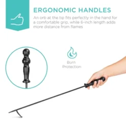 Best Choice Products 5-Piece Fireplace And Firepit Iron Tool Set W/ Tongs, Poker, Broom, Shovel, Stand -Best Choice Products Shop GUEST 4af05d5c a494 4cfa 8bad 5aab3c1dbef6