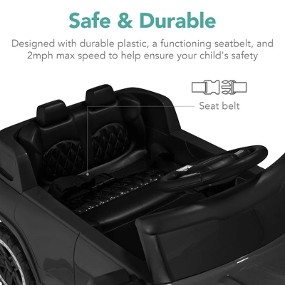 Best Choice Products 6V Kids Ride On Car Truck W/ Parent Control, 3 Speeds, LED Headlights, MP3 Player, Horn 6 Best Choice Products 6V Kids Ride On Car Truck W/ Parent Control, 3 Speeds, LED Headlights, MP3 Player, Horn - Image 4