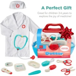Best Choice Products Pretend Play Doctor Kit, Boys & Girls Doctor Outfit W/ 18 Accessories, Coat, Hat, Carrying Case -Best Choice Products Shop GUEST 57b278e7 8410 4568 ab3b af35b5bd1bf7