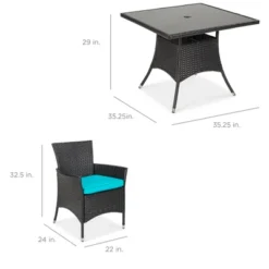 Best Choice Products 5-Piece Indoor Outdoor Wicker Patio Dining Table Furniture Set W/ Umbrella Cutout, 4 Chairs 17 Best Choice Products 5-Piece Indoor Outdoor Wicker Patio Dining Table Furniture Set W/ Umbrella Cutout, 4 Chairs -Best Choice Products Shop GUEST 59770901 beb3 4ed3 8524 5822d462e4f6