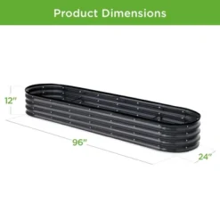 Best Choice Products 8x2x1ft Outdoor Metal Raised Oval Garden Bed, Planter Box For Vegetables, Flowers -Best Choice Products Shop GUEST 5c702a19 406f 4594 9ae2 9eb4c2dca6d8
