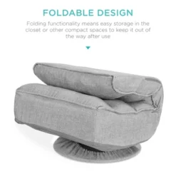 Best Choice Products Folding Floor Gaming Chair For Home, Office W/ 360-Degree Swivel, 4 Adjustable Positions -Best Choice Products Shop GUEST 5f723b83 cbb2 42e2 bfd0 514342585f70