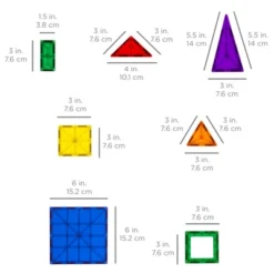 Best Choice Products 110-Piece Kids Magnetic Tiles Set Construction Building Blocks Educational STEM Toy With Case -Best Choice Products Shop GUEST 6907afad 8e35 4e99 b150 6df7c03a7e4d