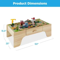 Best Choice Products 35-Piece Train Table, Large Multipurpose Wooden Playset For Children W/ Reversible Table Top 13 Best Choice Products 35-Piece Train Table, Large Multipurpose Wooden Playset For Children W/ Reversible Table Top -Best Choice Products Shop GUEST 742abc91 2eca 4a1c 9f51 efbab5e191e8