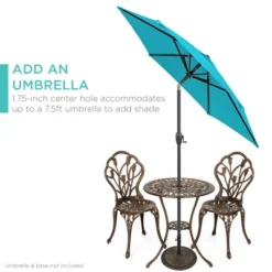 Best Choice Products 3-Piece Cast Aluminum Patio Bistro Furniture Set W/ Antique Finish -Best Choice Products Shop GUEST 7486b063 514f 4e1e 8d9c b066087a3337