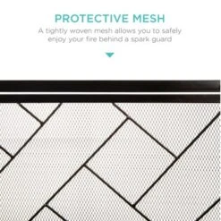 Best Choice Products 44x33in 2-Panel Handcrafted Wrought Iron Geometric Fireplace Screen W/ Magnetic Doors -Best Choice Products Shop GUEST 7602cdcb 5ced 4404 92c8 ca542a9fb347