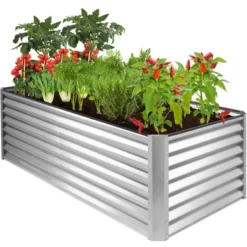 Best Choice Products 6x3x2ft Outdoor Metal Raised Garden Bed, Planter Box For Vegetables, Flowers, Herbs 18 Best Choice Products 6x3x2ft Outdoor Metal Raised Garden Bed, Planter Box For Vegetables, Flowers, Herbs -Best Choice Products Shop GUEST 77f6a8c4 40d4 4da9 a9ba 71ed46971614