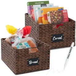 Best Choice Products Set Of 2 16in Woven Water Hyacinth Pantry Baskets W/ Chalkboard Label, Chalk Marker 17 Best Choice Products Set Of 2 16in Woven Water Hyacinth Pantry Baskets W/ Chalkboard Label, Chalk Marker -Best Choice Products Shop GUEST 7c427bbf d005 40d1 a4b2 1d602e88b26c