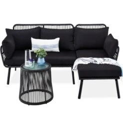 Best Choice Products Outdoor Woven Rope Sectional Patio Furniture, L-Shaped Conversation Set W/ Table 19 Best Choice Products Outdoor Woven Rope Sectional Patio Furniture, L-Shaped Conversation Set W/ Table -Best Choice Products Shop GUEST 7d9231ab 5b0b 48f8 99f0 7f6681c22e48