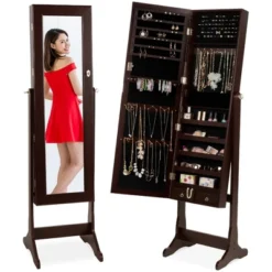 Best Choice Products 6-Tier Standing Mirror Lockable Storage Organizer Cabinet Armoire W/ Velvet Interior 19 Best Choice Products 6-Tier Standing Mirror Lockable Storage Organizer Cabinet Armoire W/ Velvet Interior -Best Choice Products Shop GUEST 7d9fbfd4 f797 4049 ac6a a7a55f859f25