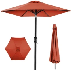 Best Choice Products 10ft Outdoor Steel Market Patio Umbrella W/ Crank, Tilt Push Button, 6 Ribs -Best Choice Products Shop GUEST 80a23f57 c018 4b83 b359 dd3df5cf4205