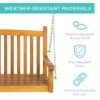 Best Choice Products 48in Wooden Curved Back Hanging Porch Swing Bench For Patio, Deck W/ Mounting Chains 2 Best Choice Products 48in Wooden Curved Back Hanging Porch Swing Bench For Patio, Deck W/ Mounting Chains -Best Choice Products Shop GUEST 83bc70e4 28ff 4b60 aca3 d7e0f5d0b6be