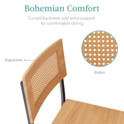 Best Choice Products 3-Piece Counter Height Rattan Dining Table Set W/ 3 Adjustable Storage Shelves, Cabinet Doors -Best Choice Products Shop GUEST 8677f2b3 2c40 414f 81d8 8a29af1ac07f