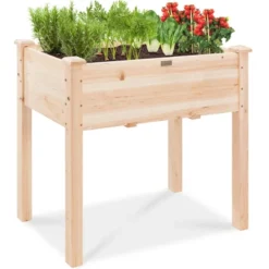 Best Choice Products 34x18x30in Raised Garden Bed, Elevated Wood Planter Box For Kids, Patio W/ Bed Liner 17 Best Choice Products 34x18x30in Raised Garden Bed, Elevated Wood Planter Box For Kids, Patio W/ Bed Liner -Best Choice Products Shop GUEST 8977111b b5d9 4305 a2a7 9fb0ff4d559a