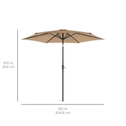 Best Choice Products 10ft Outdoor Steel Market Patio Umbrella W/ Crank, Tilt Push Button, 6 Ribs -Best Choice Products Shop GUEST 8de38795 7b6b 4731 a9a2 7c3cfa22f523