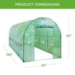 Best Choice Products 15x7x7ft Walk-In Greenhouse Tunnel, Garden Accessory Tent W/ 8 Roll-Up Windows, Zippered Door 11 Best Choice Products 15x7x7ft Walk-In Greenhouse Tunnel, Garden Accessory Tent W/ 8 Roll-Up Windows, Zippered Door -Best Choice Products Shop GUEST 92e25254 069a 417a 837f aecea901354a