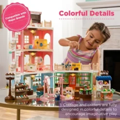 Best Choice Products Deluxe Cottage Dollhouse Mansion Pretend Toy Playset W/ 225 Accessories And Tiny Critters For Kids -Best Choice Products Shop GUEST 997713e5 f79f 43bb be30 e3bee31b7ed8