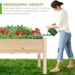 Best Choice Products 34x18x30in Raised Garden Bed, Elevated Wood Planter Box For Kids, Patio W/ Bed Liner 15 Best Choice Products 34x18x30in Raised Garden Bed, Elevated Wood Planter Box For Kids, Patio W/ Bed Liner -Best Choice Products Shop GUEST 9bf90620 36e4 4d6f 986f 57cfd4f9ff80
