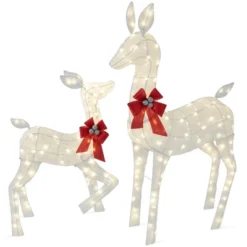 Best Choice Products 2-Piece Lighted Christmas Deer Set Outdoor Yard Decoration With 210 LED Lights, Stakes -Best Choice Products Shop GUEST 9c389768 69bd 4b7d 8ee0 65d8973f8651