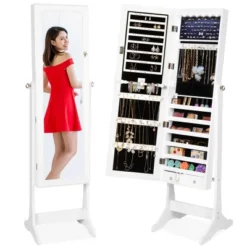 Best Choice Products 6-Tier Standing Mirror Lockable Storage Organizer Cabinet Armoire W/ LED Lights 16 Best Choice Products 6-Tier Standing Mirror Lockable Storage Organizer Cabinet Armoire W/ LED Lights -Best Choice Products Shop GUEST a53662f6 4fa4 45c3 8f56 c19a4ce03288
