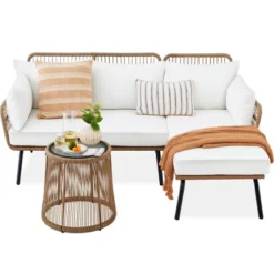 Best Choice Products Outdoor Woven Rope Sectional Patio Furniture, L-Shaped Conversation Set W/ Table 18 Best Choice Products Outdoor Woven Rope Sectional Patio Furniture, L-Shaped Conversation Set W/ Table -Best Choice Products Shop GUEST acfbd4e5 2876 48ee b68d 51867390c395