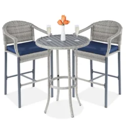 Best Choice Products 3-Piece Outdoor Wicker Bistro Bar Height Set For Patio, Garden W/ Barstools, Steel Frame 19 Best Choice Products 3-Piece Outdoor Wicker Bistro Bar Height Set For Patio, Garden W/ Barstools, Steel Frame -Best Choice Products Shop GUEST af3c02cd f5ad 4696 88ea f4dd4e31f11b