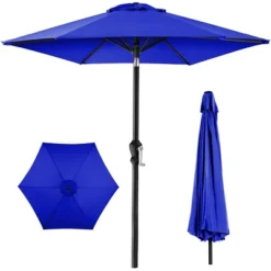 Best Choice Products 10ft Outdoor Steel Market Patio Umbrella W/ Crank, Tilt Push Button, 6 Ribs -Best Choice Products Shop GUEST b41354e8 3d73 45cc a8c2 bce9064adb26