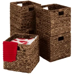 Best Choice Products 12x12in Hyacinth Baskets, Set Of 5 Multipurpose Collapsible Organizers W/ Inserts 20 Best Choice Products 12x12in Hyacinth Baskets, Set Of 5 Multipurpose Collapsible Organizers W/ Inserts -Best Choice Products Shop GUEST b7bcbcf7 2756 40d7 aa3b 7b5b9cdd1a47