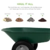 Best Choice Products Dual-Wheel Home Wheelbarrow Yard Garden Cart For Lawn, Construction - Green -Best Choice Products Shop GUEST b888b01c 4877 46d2 8d76 49ab37743f35