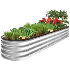 Best Choice Products 8x2x1ft Outdoor Metal Raised Oval Garden Bed, Planter Box For Vegetables, Flowers -Best Choice Products Shop GUEST badfa4fa 9db8 42d3 b23b 55c70a382152